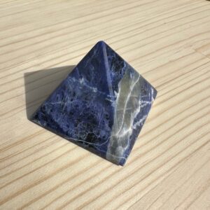 Sodalite Crystal Pyramid