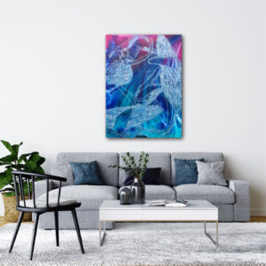 whales songs painting by Jessica curtis