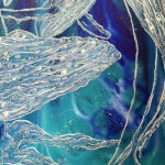 whales songs painting by Jessica curtis