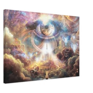 The City of Peace - Temple City in the Heavenly Abode - Canvas 50x70 cm / 20x28″