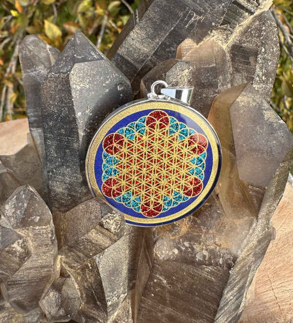 Expanded Flower of Life - Lapis Lazuli - 040 - Image 3