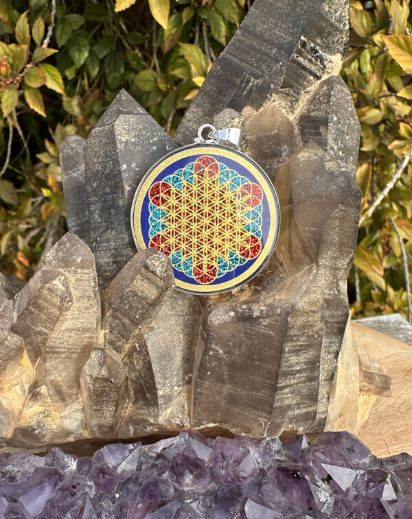 Expanded Flower of Life - Lapis Lazuli - 040 - Image 4