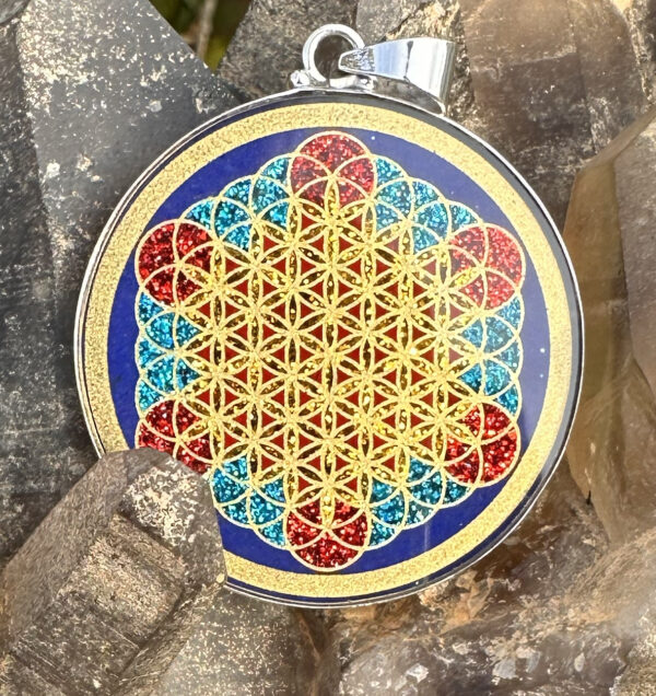 Expanded Flower of Life - Lapis Lazuli - 040