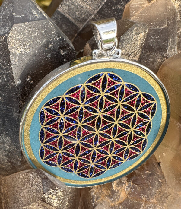 Flower of Life - Turquoise - 043 - Image 4