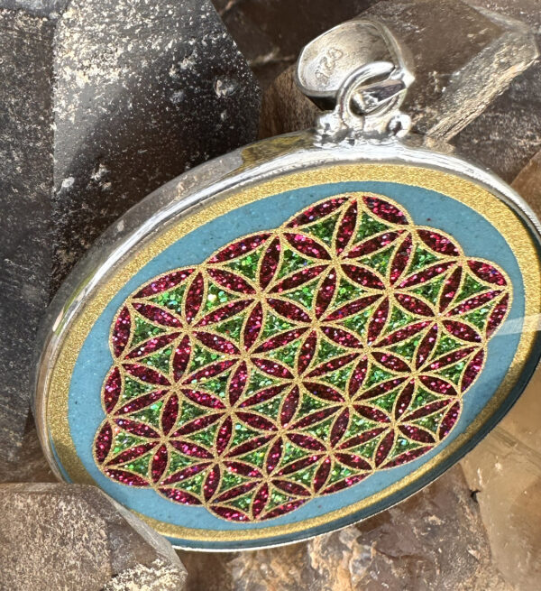 Flower of Life - Turquoise - 050 - Image 2