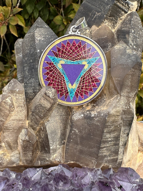 Merkabah/Pyramid of Light - Charoite - 052 - Image 5