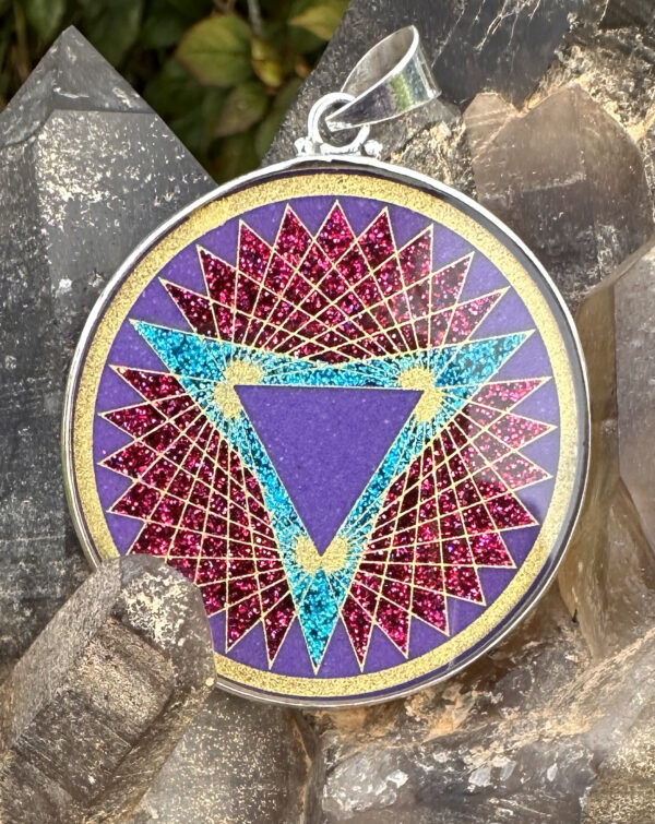 Merkabah/Pyramid of Light - Charoite - 052