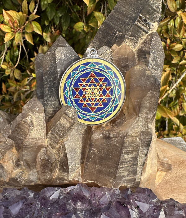 Sri Yantra - Lapis Lazuli - 024 - Image 5