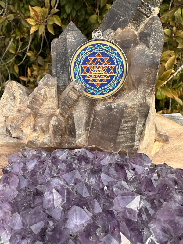 Sri Yantra - Lapis Lazuli - 049 - Image 4