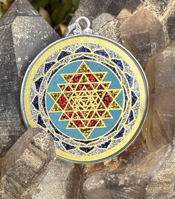 Sri Yantra - Turquoise - 022