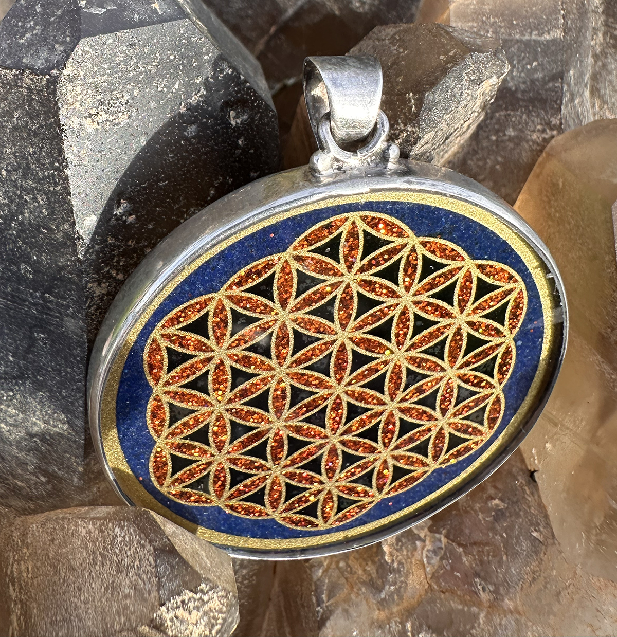 Flower of Life - Lapis Lazuli - 044 - Image 5