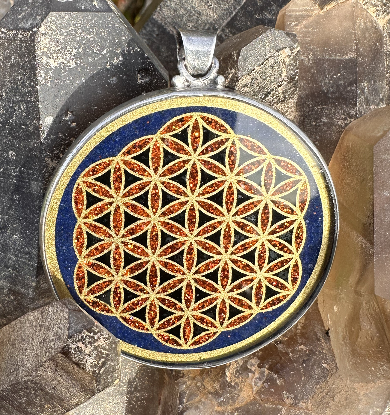 Flower of Life - Lapis Lazuli - 044 - Image 4